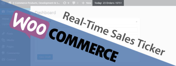 woocommerce real time revenue